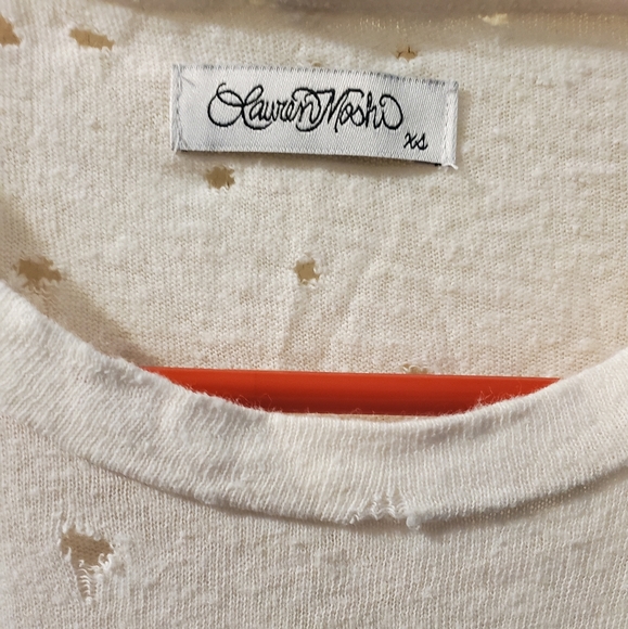 Lauren Moshi Distressed Wolf Rainbow tee - Picture 5 of 8